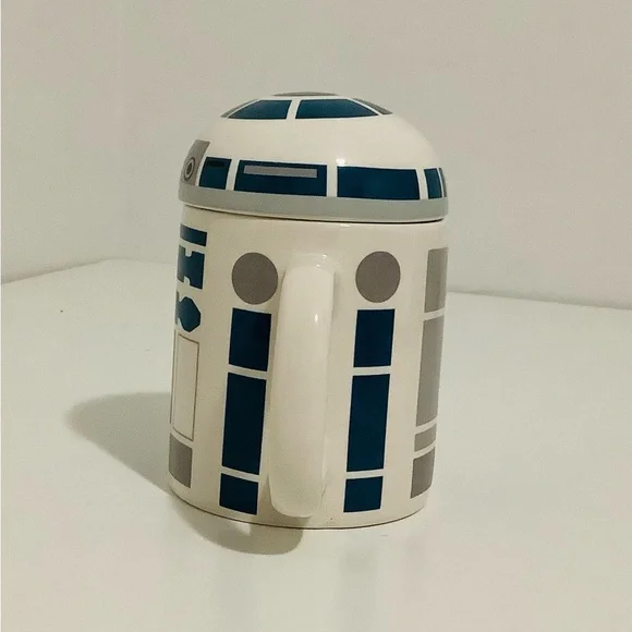 Star Wars R2-D2 Droid Mug with Removable Lid , Ceramic ⭐️ - Picture 5 of 8
